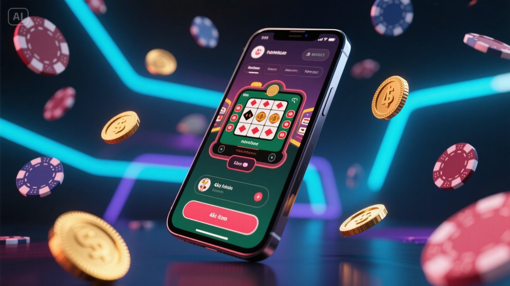 Casino 3D Blackjack desktop and mobile interfaces